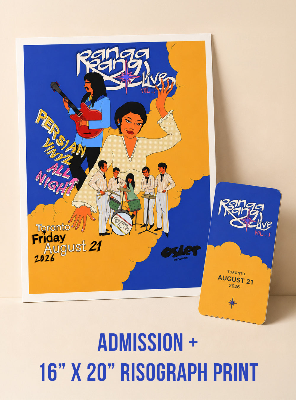 Admission + 16"x20" Risograph Print
